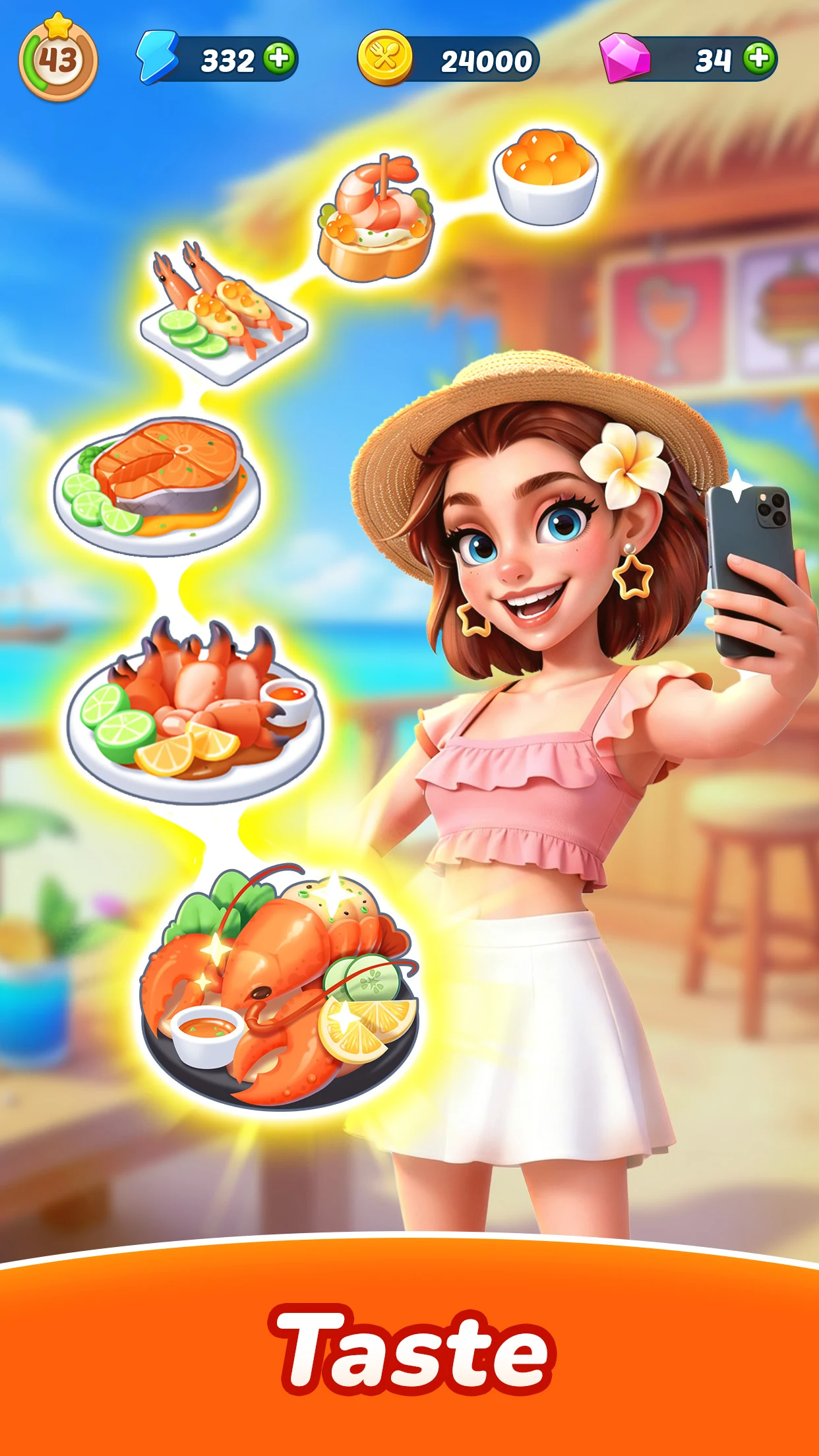 Tasty Travels: Merge Game screenshot